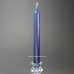 24cm Dark Blue Stearin Classic Dinner Candles